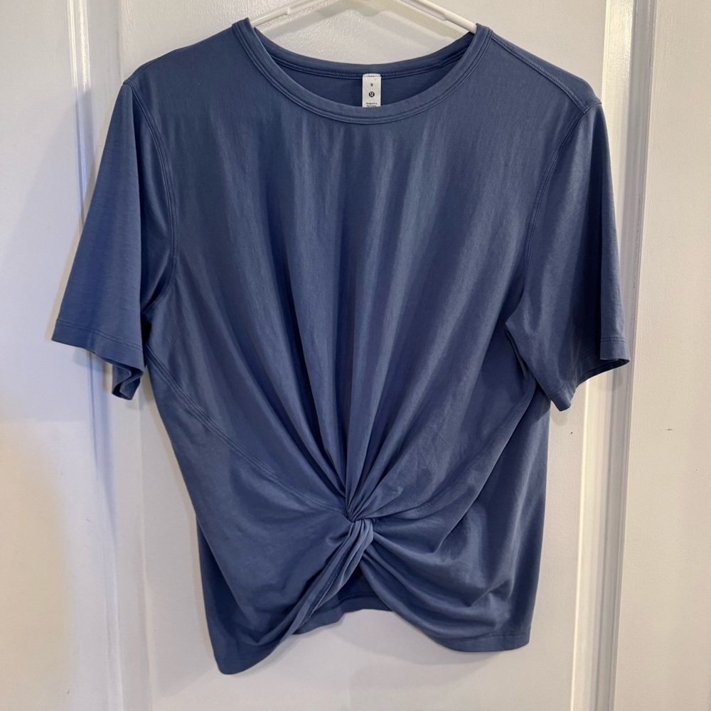 Lululemon Crescent T-Shirt Water Drop Blue